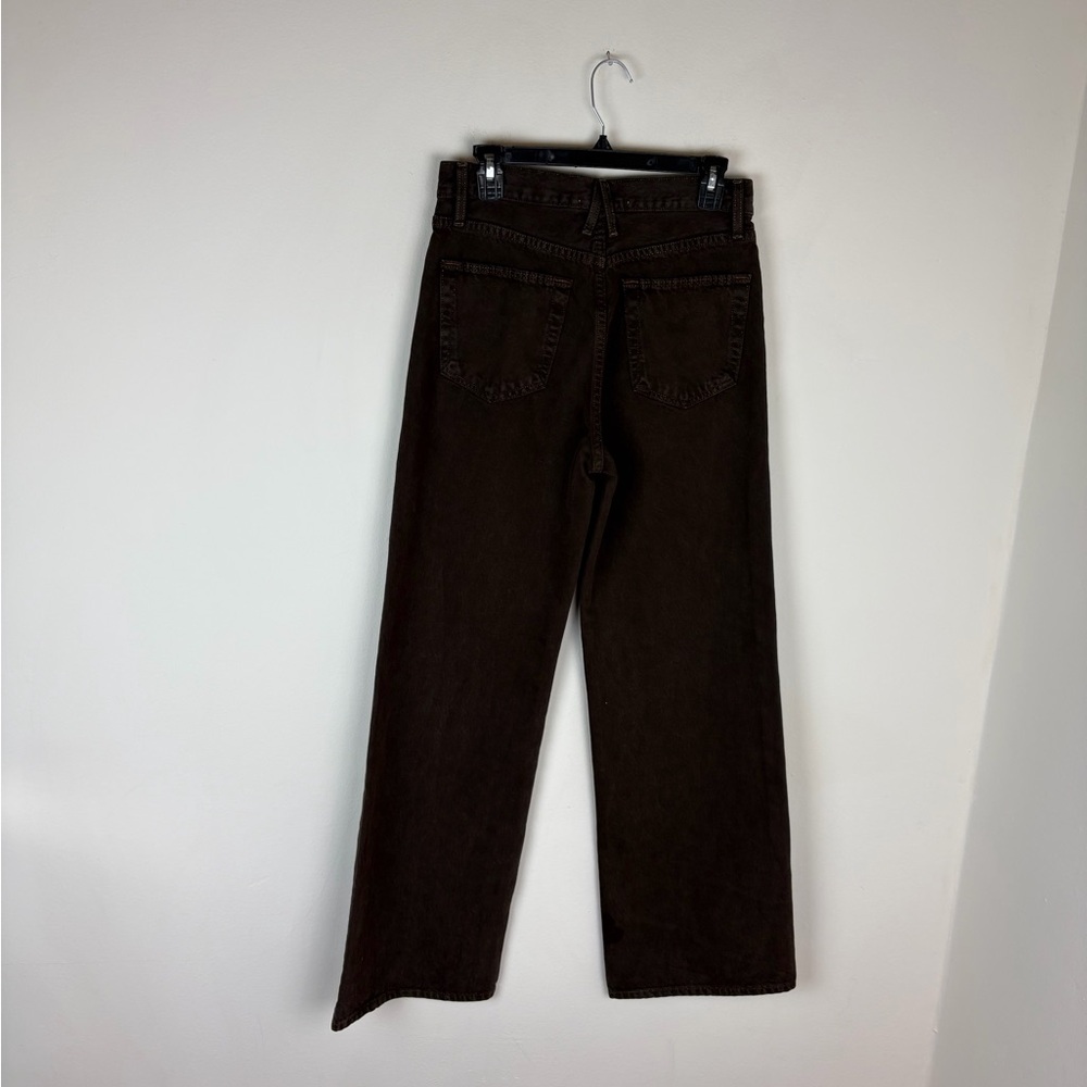 SLVRLAKE Grace Jeans Northern Cedar Brown Size 28 - Picture 5 of 8
